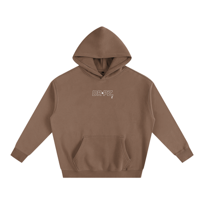 Dr!pz™ White Heavy Fleece Oversized Hoodie