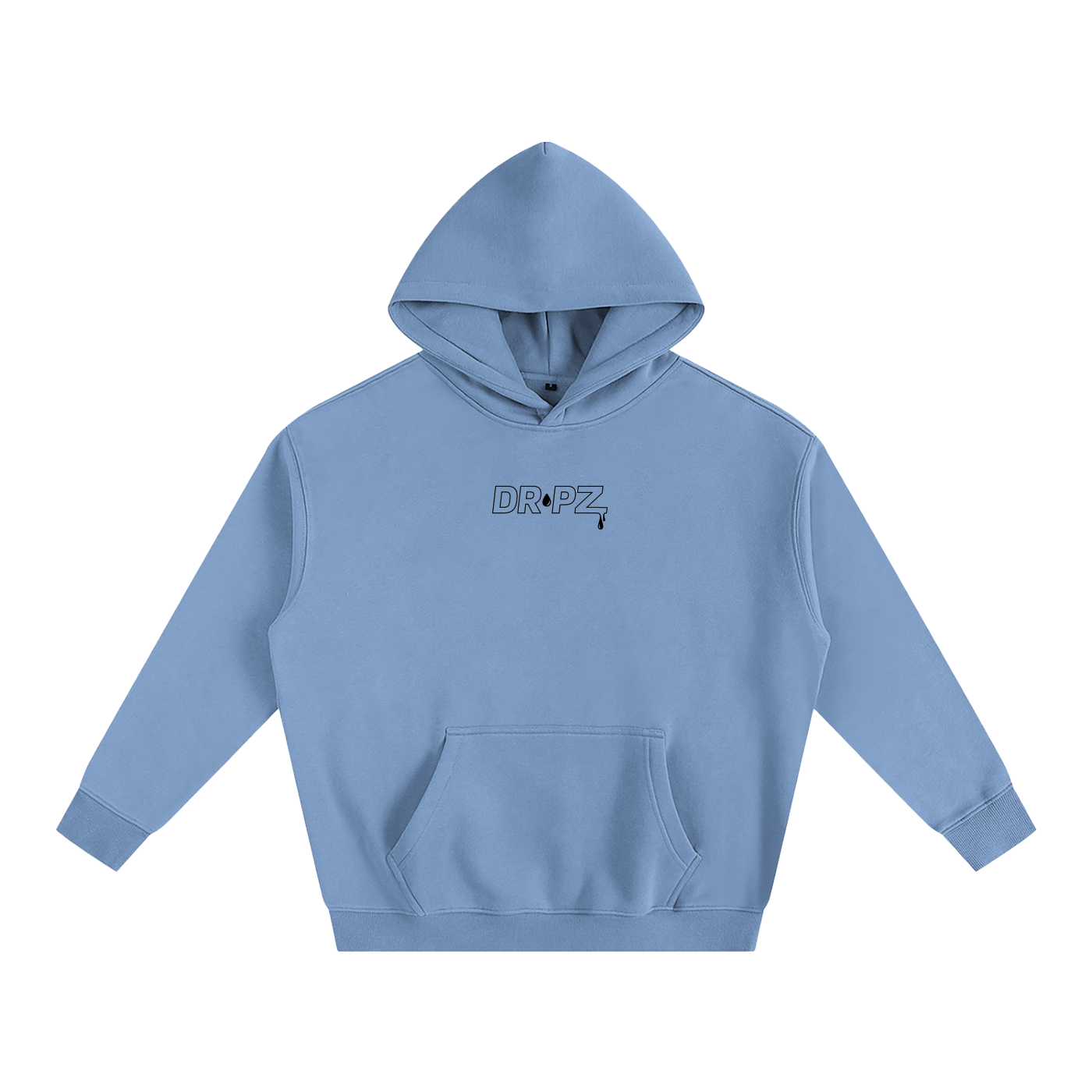 Dr!pz™ Black Heavy Fleece Oversized Hoodie
