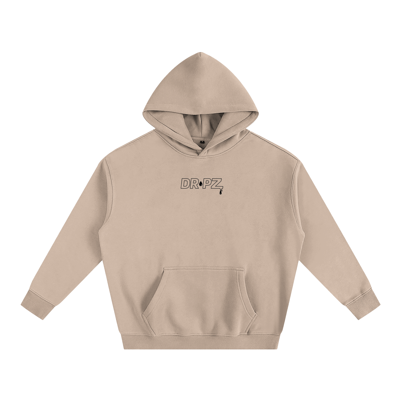 Dr!pz™ Black Heavy Fleece Oversized Hoodie