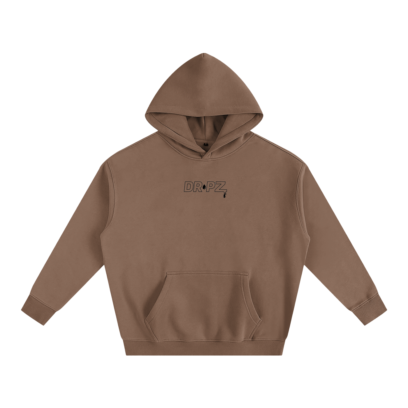 Dr!pz™ Black Heavy Fleece Oversized Hoodie