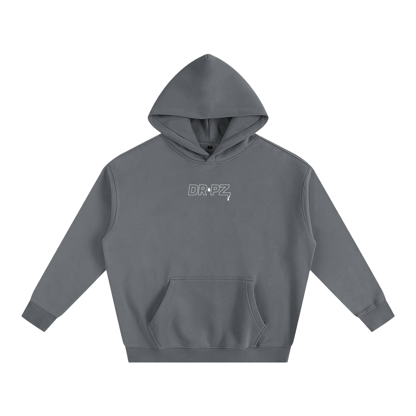 Dr!pz™ White Heavy Fleece Oversized Hoodie