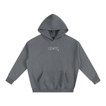 Dr!pz™ White Heavy Fleece Oversized Hoodie