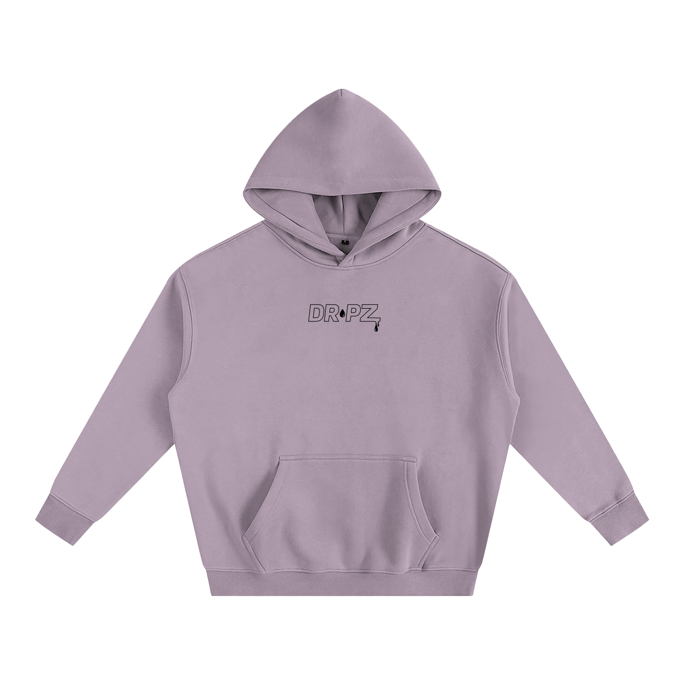 Dr!pz™ Black Heavy Fleece Oversized Hoodie