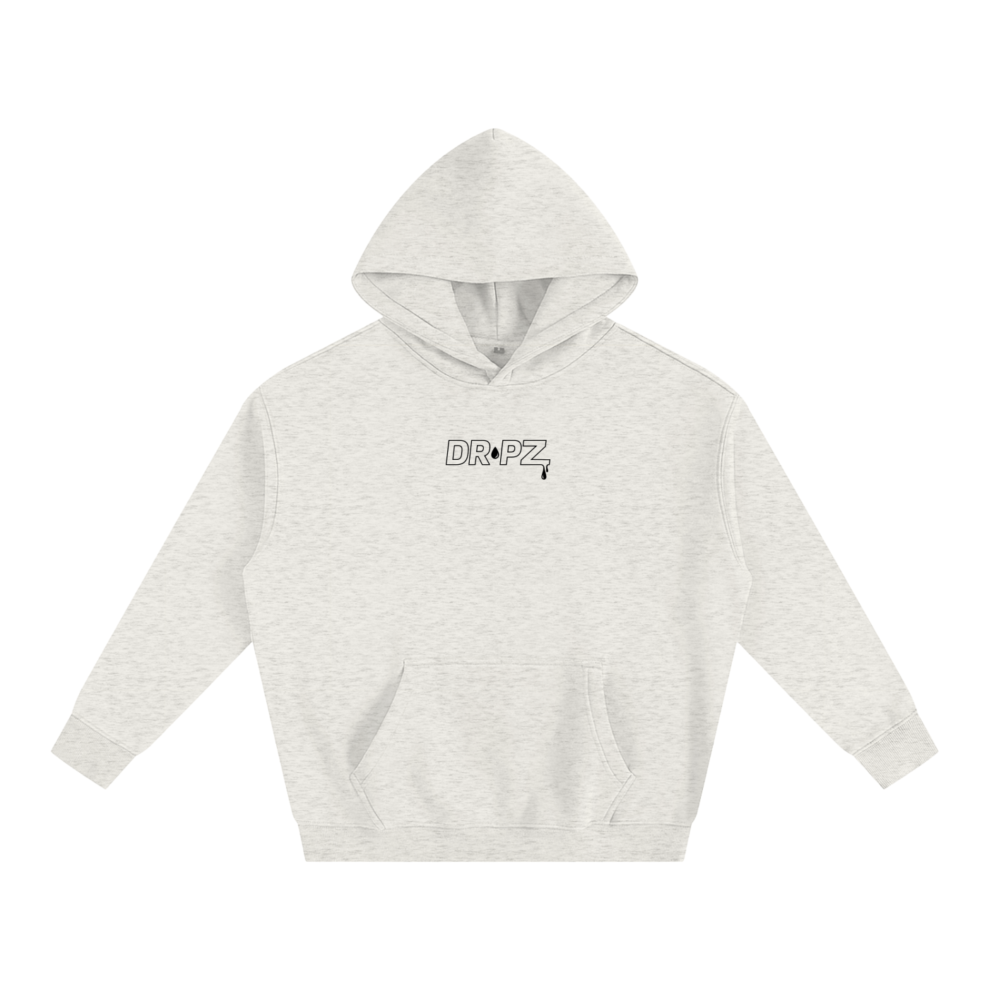 Dr!pz™ Black Heavy Fleece Oversized Hoodie