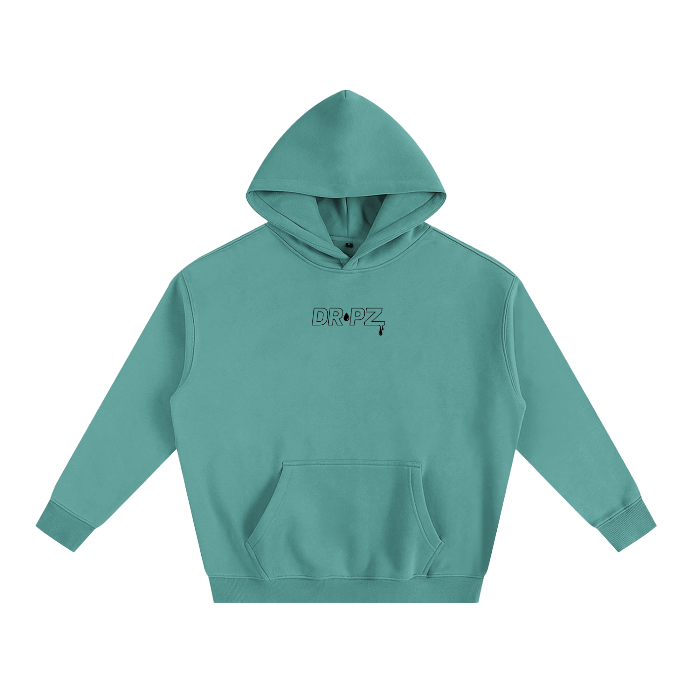 Dr!pz™ Black Heavy Fleece Oversized Hoodie