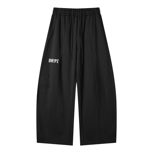 Dr!pz™ White Heavyweight Wide-Leg Trackies