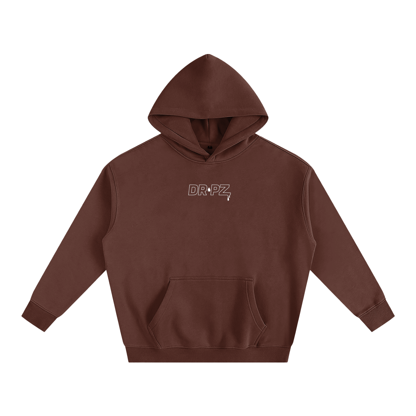 Dr!pz™ White Heavy Fleece Oversized Hoodie