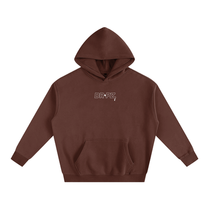 Dr!pz™ White Heavy Fleece Oversized Hoodie