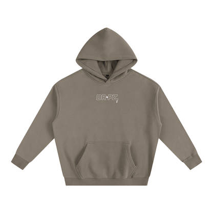 Dr!pz™ White Heavy Fleece Oversized Hoodie