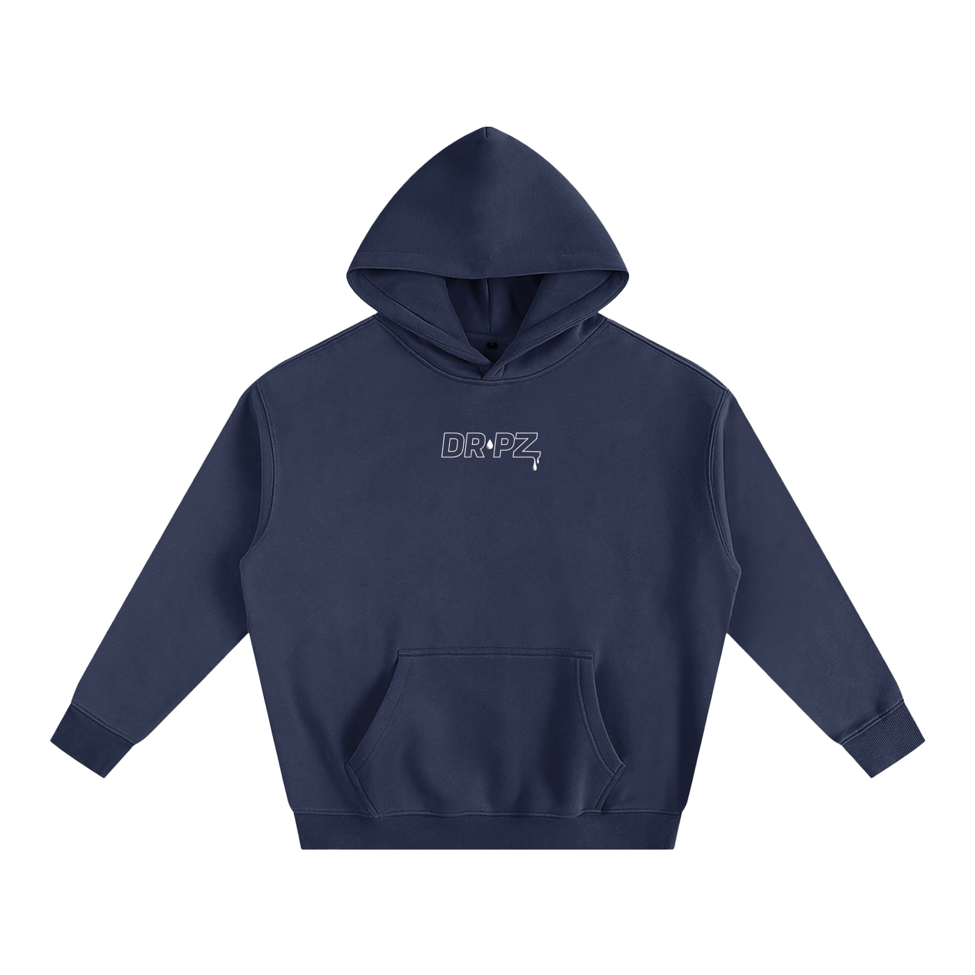 Dr!pz™ White Heavy Fleece Oversized Hoodie