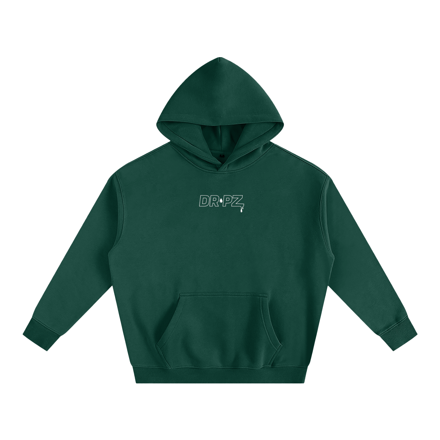 Dr!pz™ White Heavy Fleece Oversized Hoodie